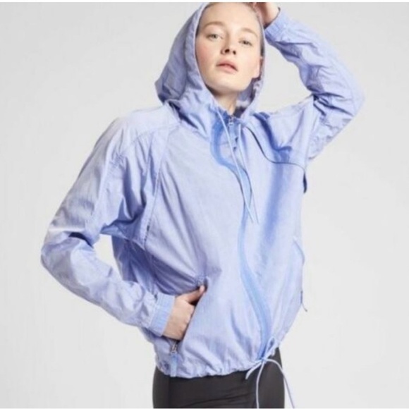 Athleta Periwinkle Blue Expedition Hike Shell Jacket. Size S - Picture 2 of 6